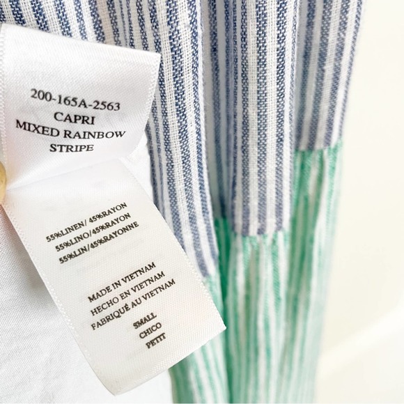 Rails Blue, Green, and Cream Midi Dress - Picture 11 of 11